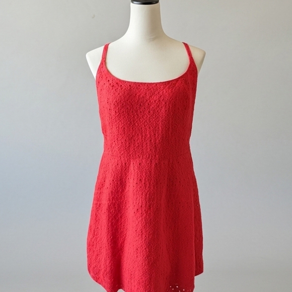 Old Navy Dresses & Skirts - Old Navy Red Smocked Top